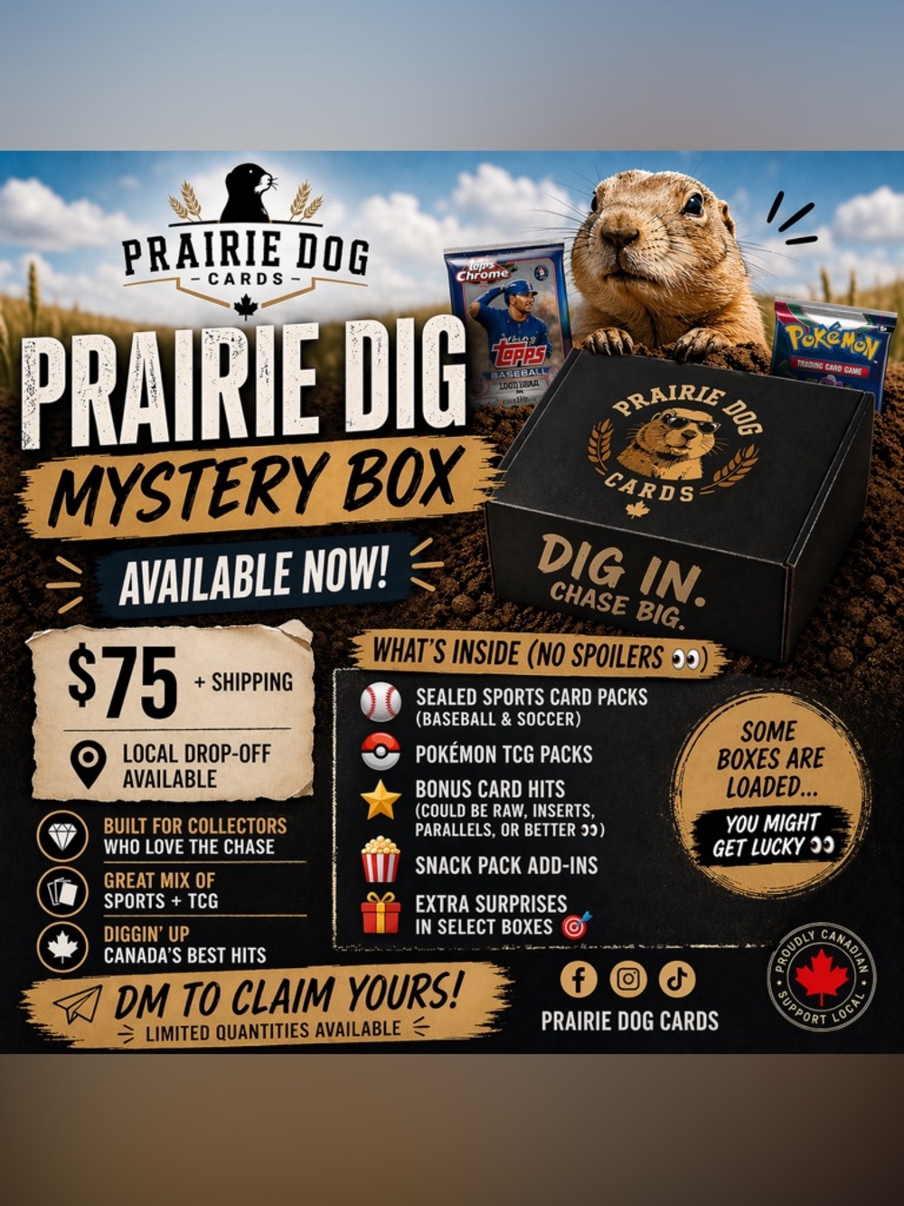 Pokemon, Sports & More Trading Card Mystery Box - LIMITED QUANTITY!